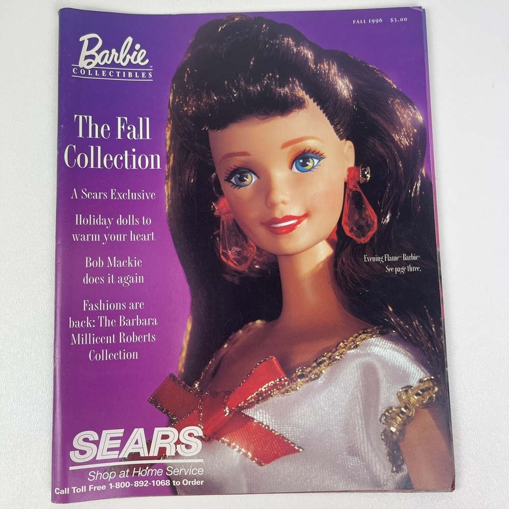 Barbie Collectibles Sears‎ Catalog 1996 Classics Doll Magazine Book